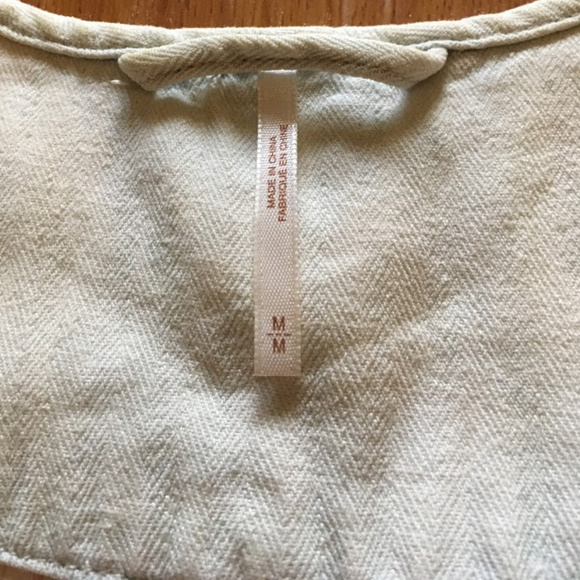 Free People Menswear Cotton vest Size M - Picture 7 of 7